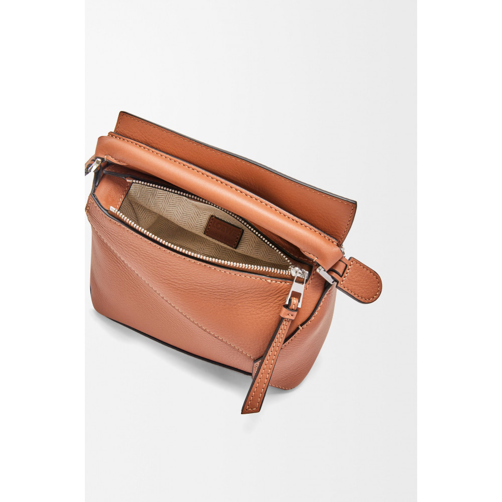Mini Puzzle Edge Bag In Classic Calfskin