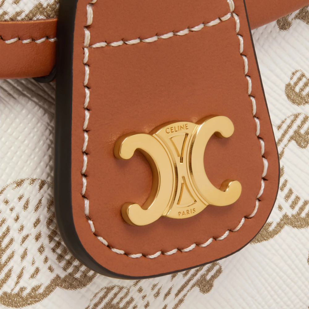 Mini Besace In Triomphe Canvas And Calfskin Mini Besace In Triomphe Canvas And Calfskin