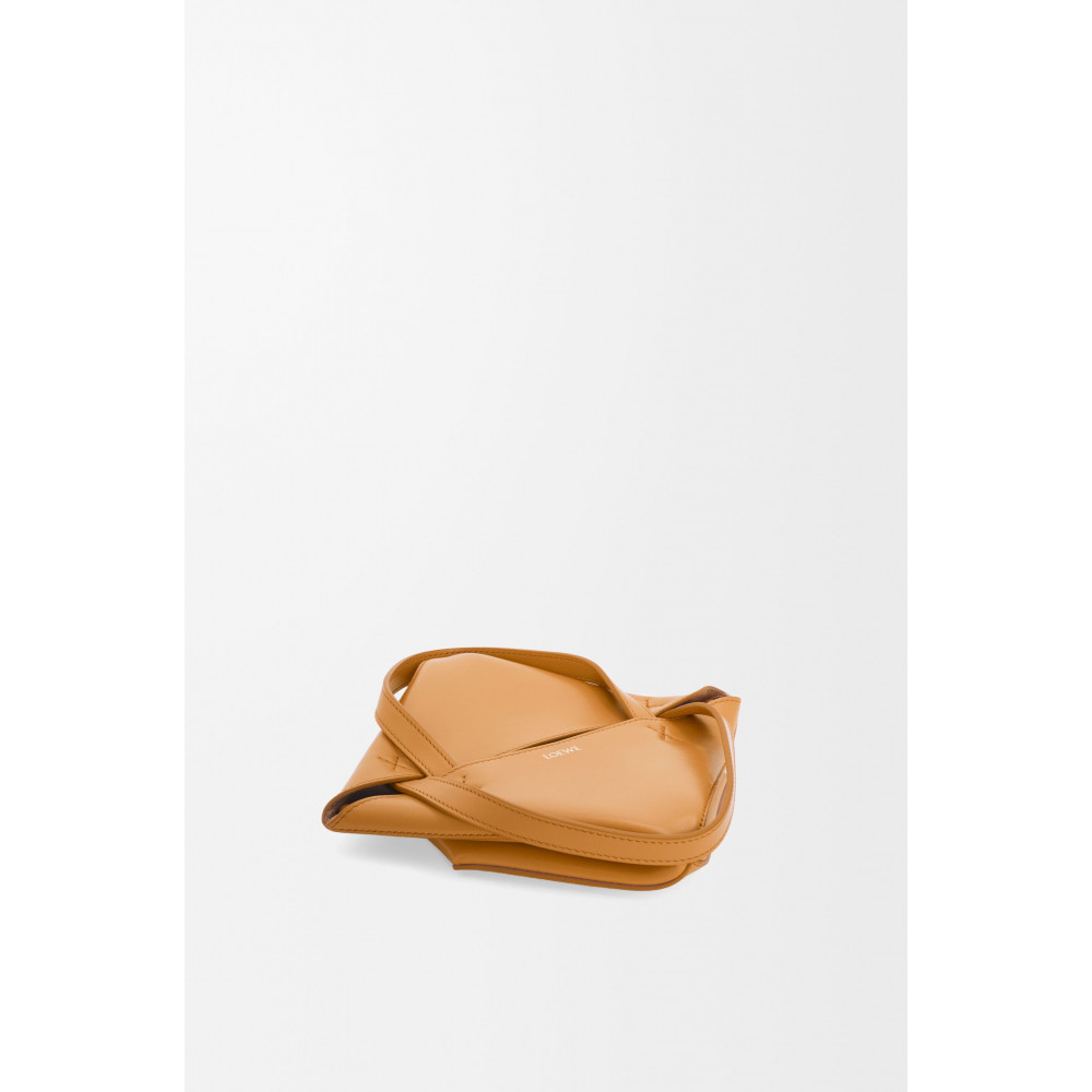Mini Puzzle Fold Tote In Shiny Calfskin Mini Puzzle Fold Tote In Shiny Calfskin