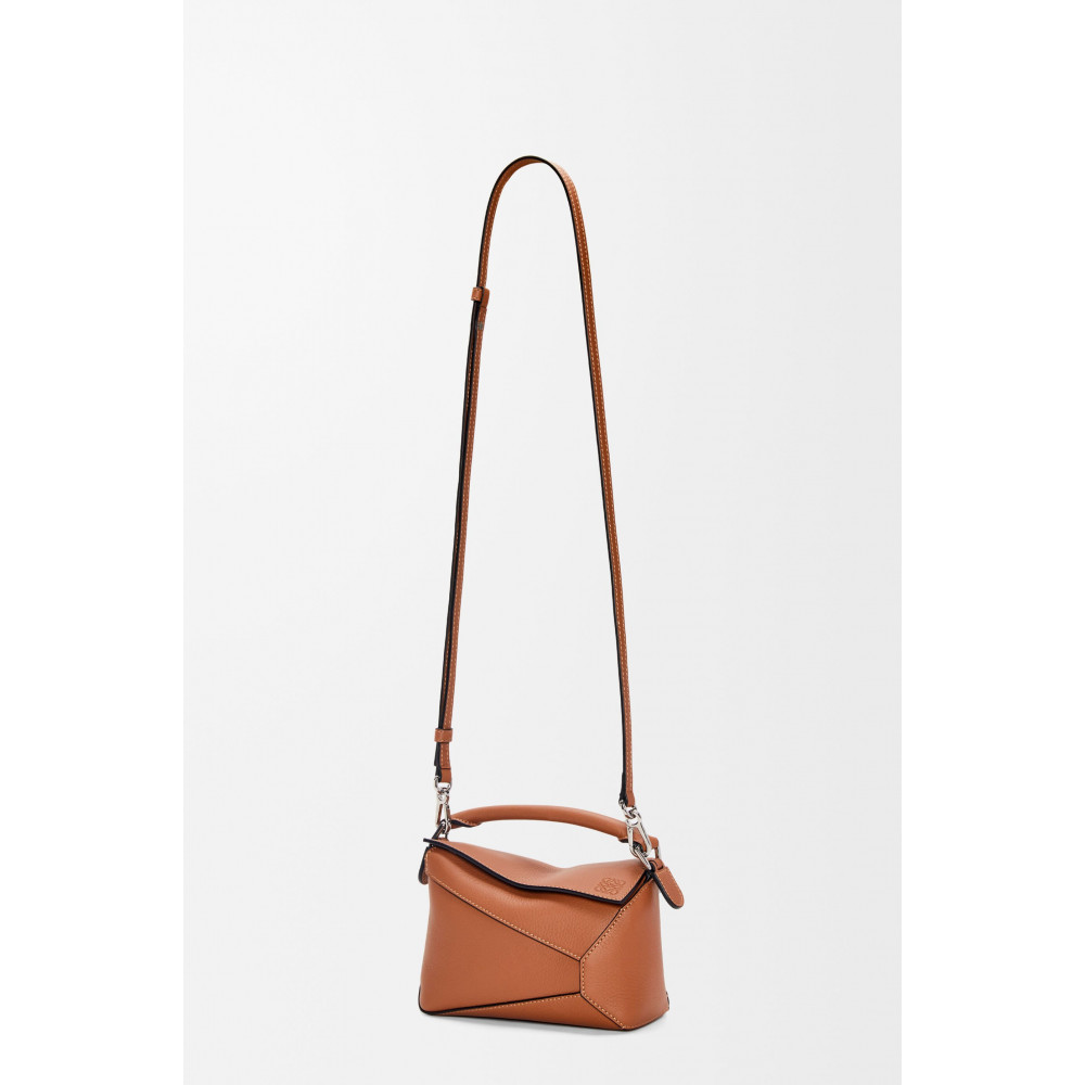 Mini Puzzle Edge Bag In Classic Calfskin