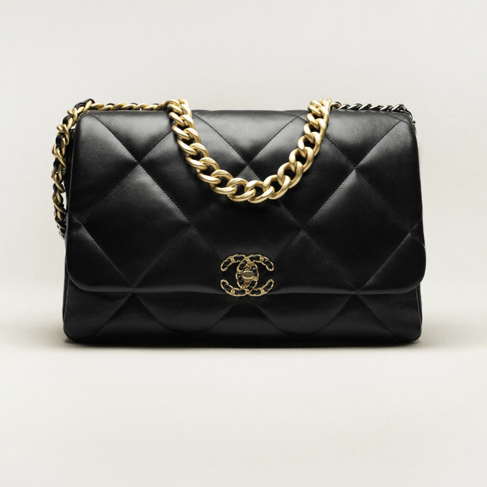 Chanel 19 Maxi Handbag Black Chanel 19 Maxi Handbag Black