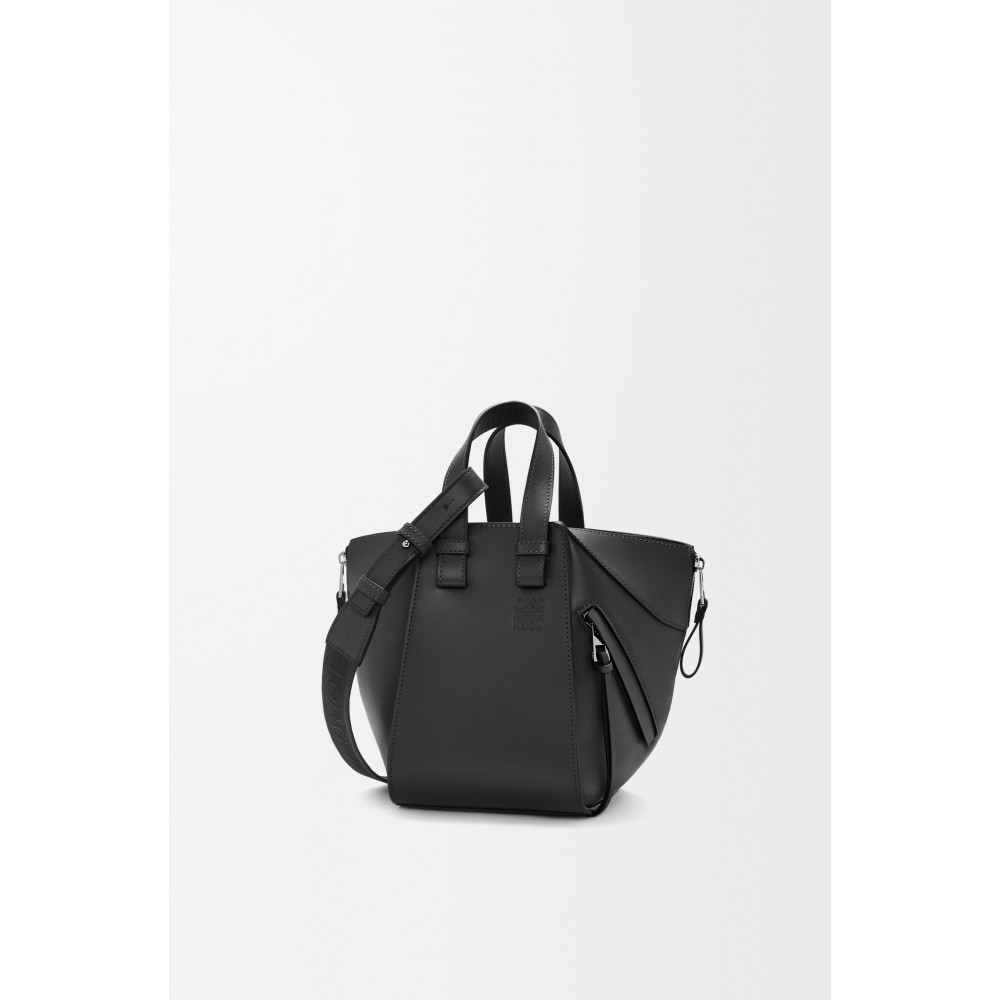 Compact Hammock Bag In Satin Calfskin