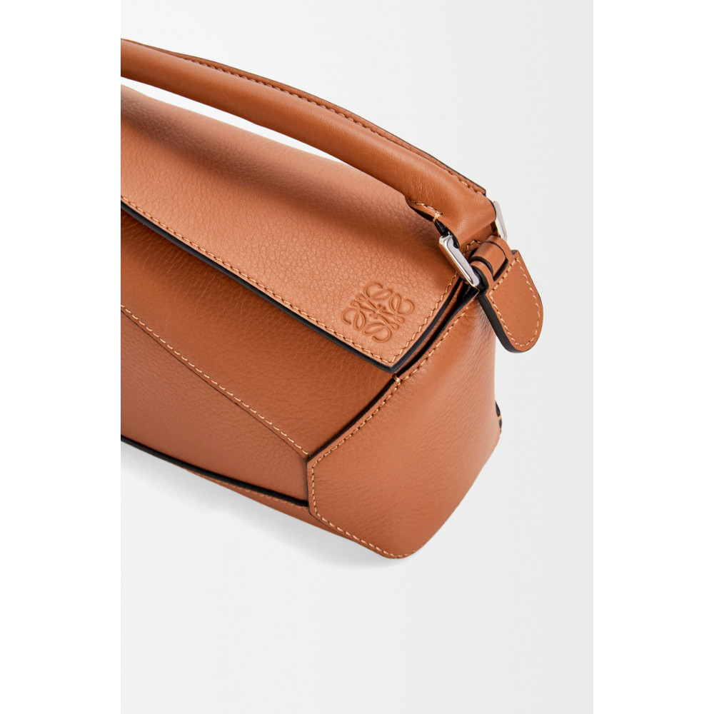 Mini Puzzle Edge Bag In Classic Calfskin