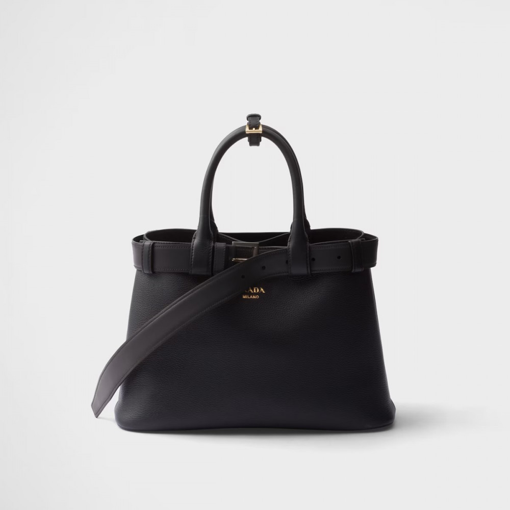 Prada Buckle Small Leather Band Handbag Prada Buckle Small Leather Band Handbag