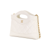 Chanel 31 Nano Mini Shopping Bag White
