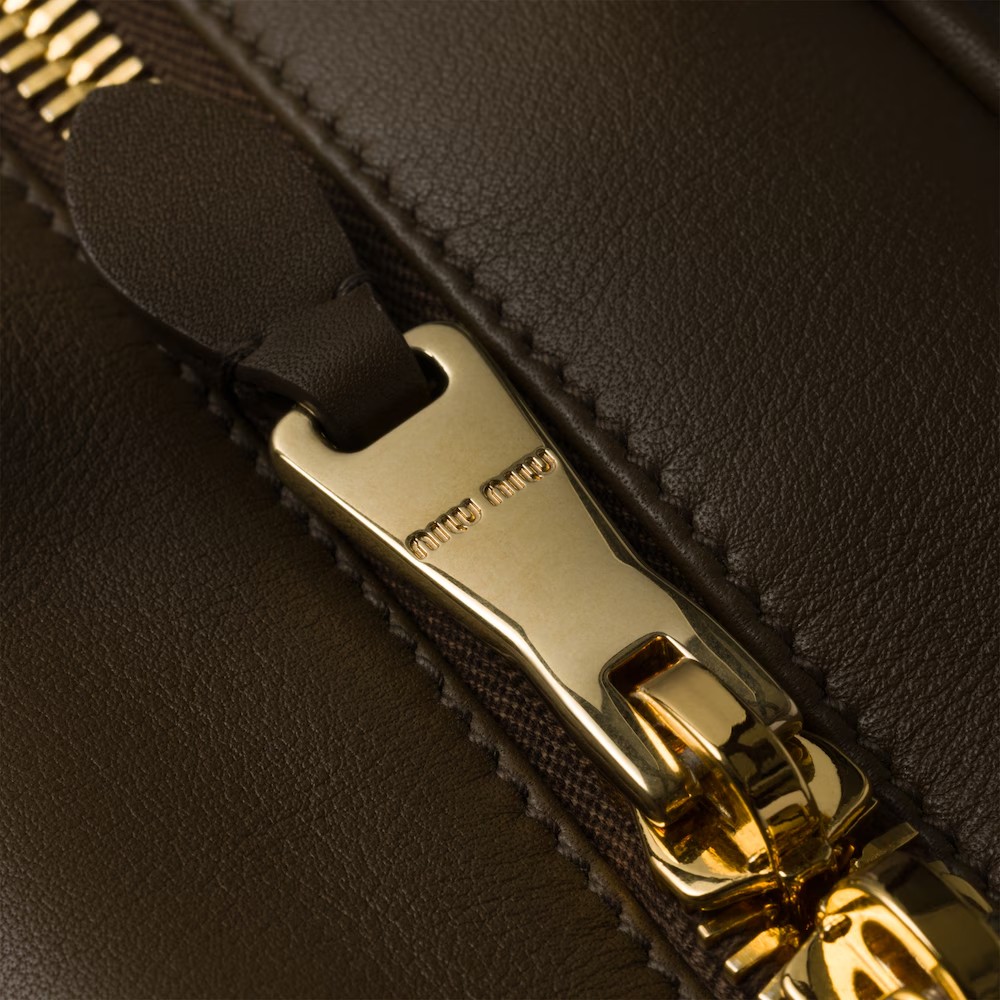 Leather Beau Handbag Tundra Color