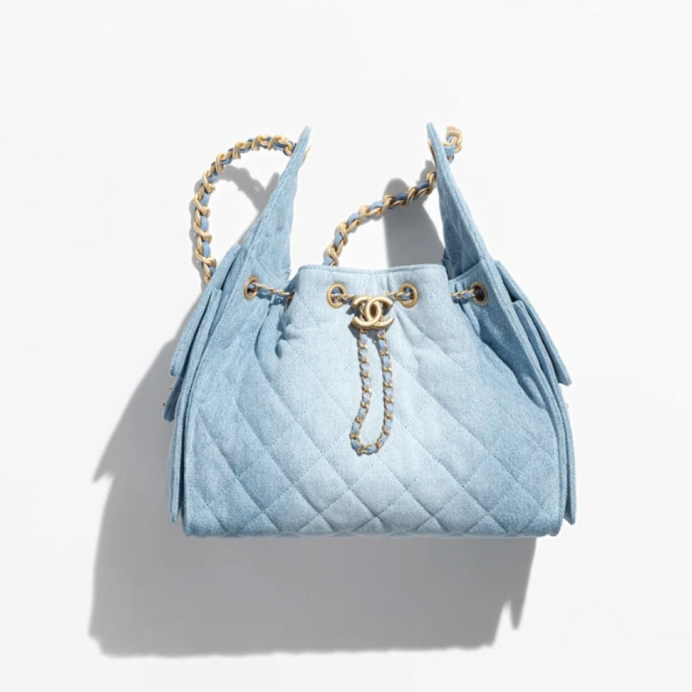 Chanel 25 Small Denim Handbag Chanel 25 Small Denim Handbag