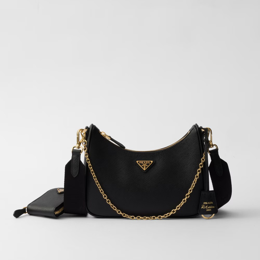 Prada Re-Edition 2005 Saffiano 3-In-1 Handbag Leather Material