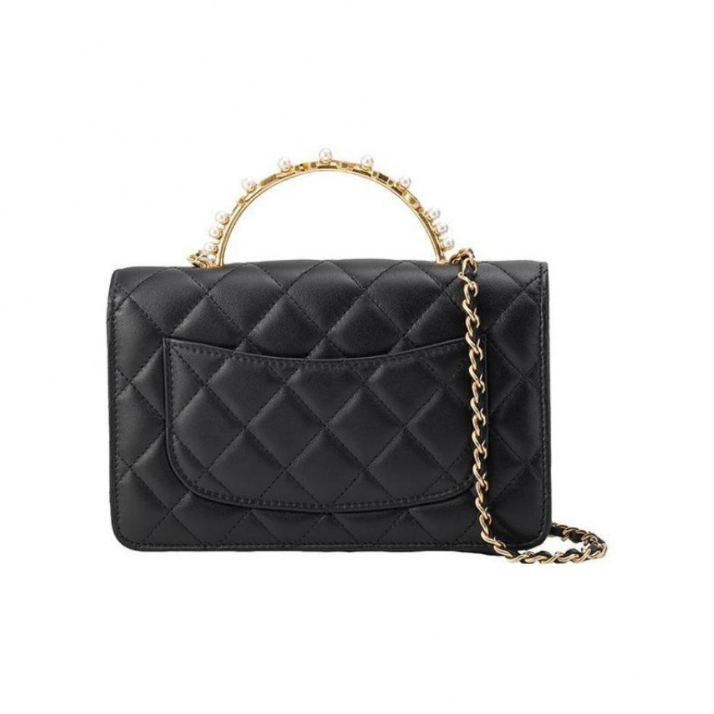 Chanel Wallet On Chain With Top Handle