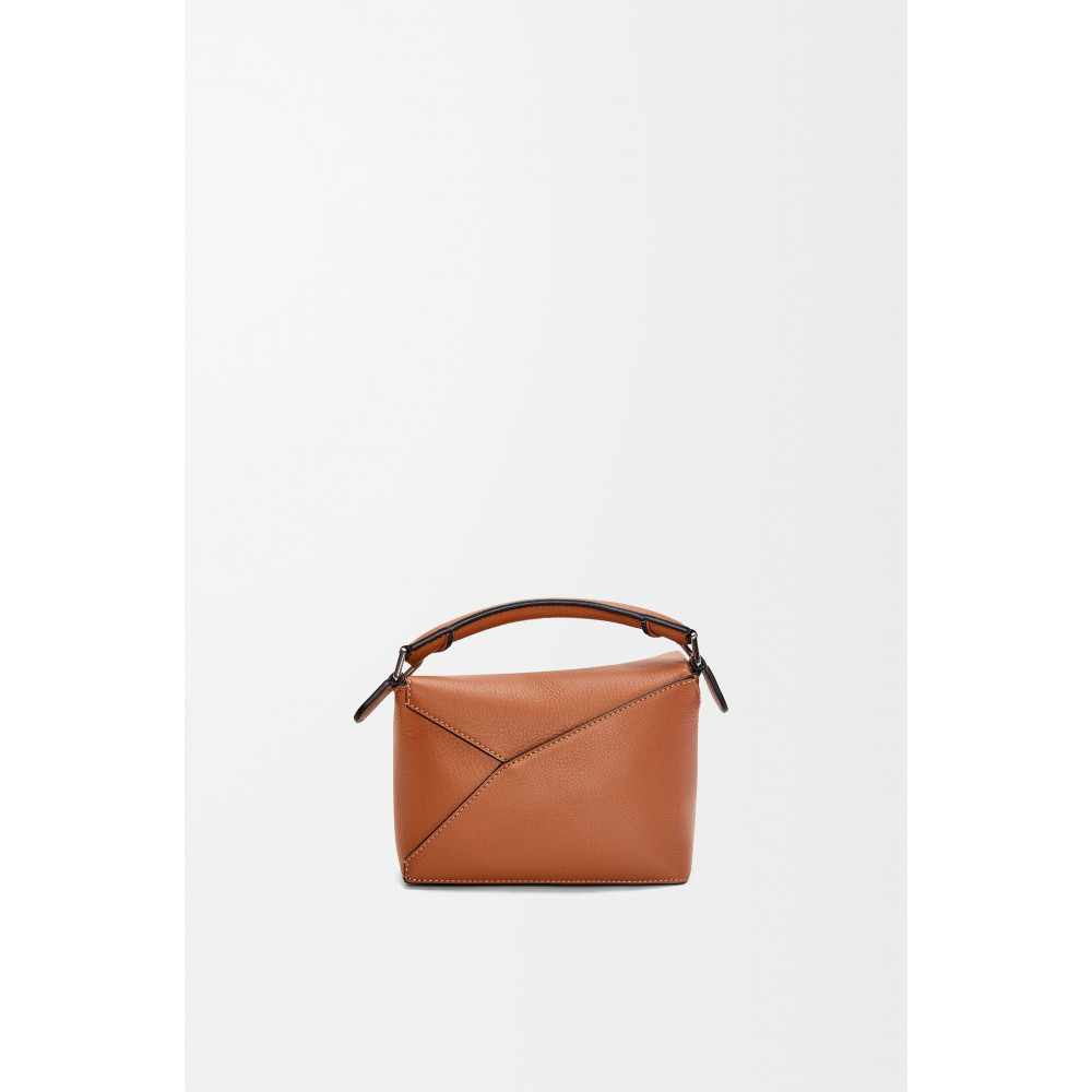 Mini Puzzle Edge Bag In Classic Calfskin