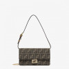 Chain With Wallet Baguette Handbag
