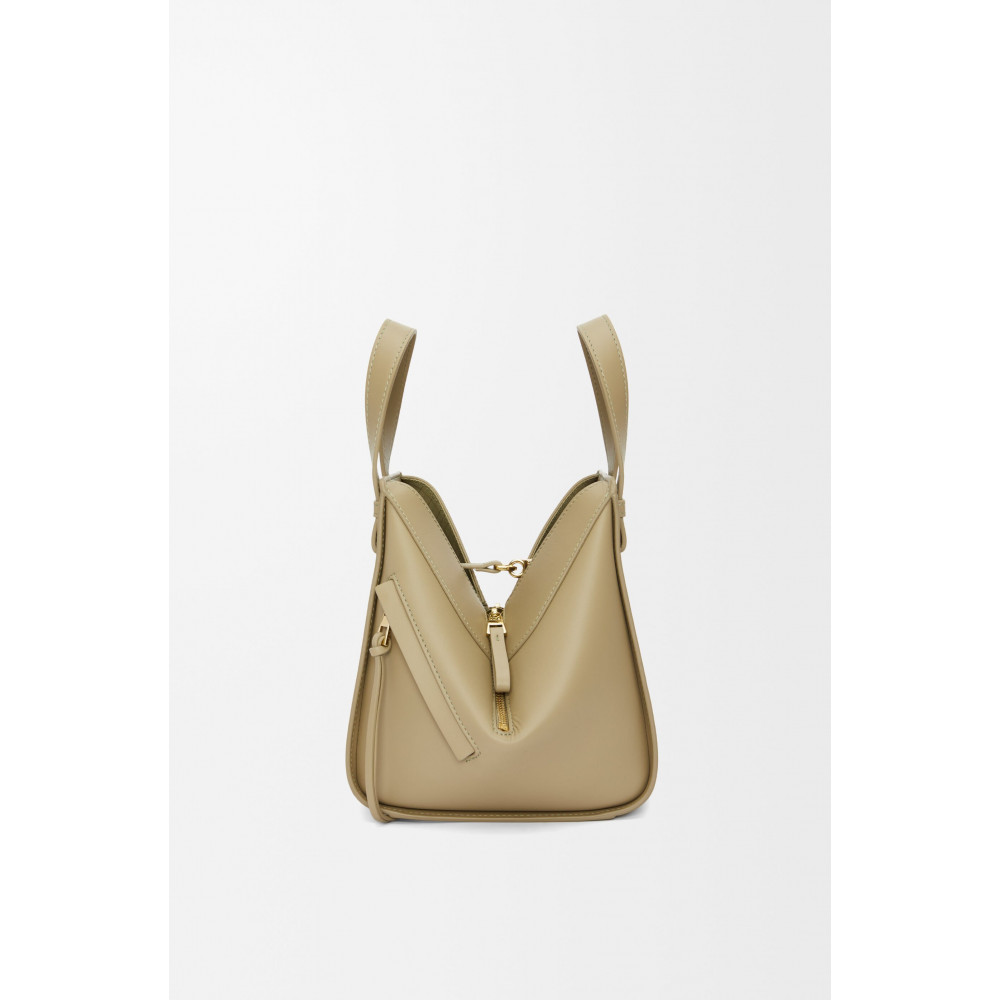 Compact Hammock Bag In Satin Calfskin