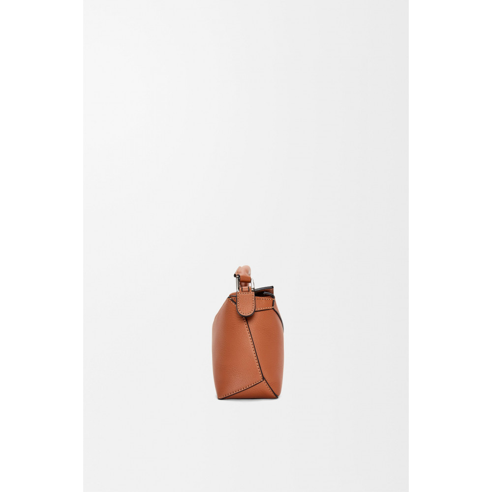 Mini Puzzle Edge Bag In Classic Calfskin