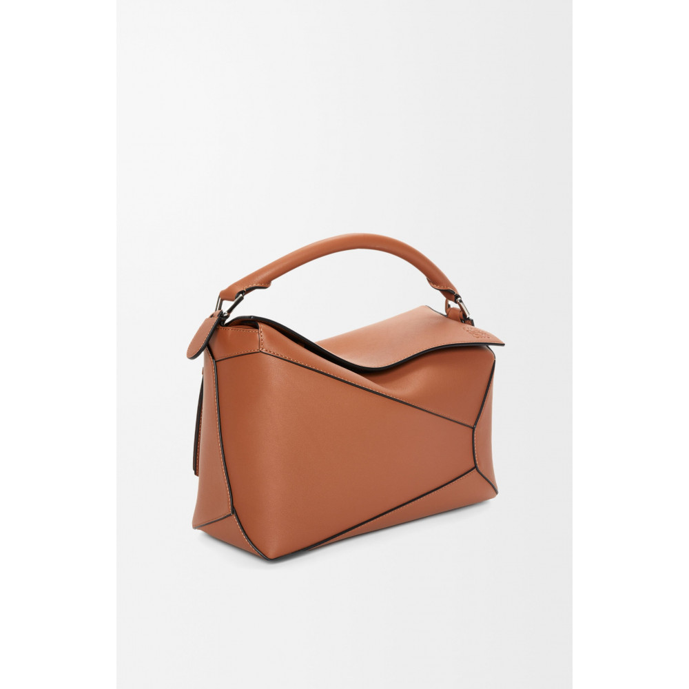Medium Puzzle Edge Bag In Classic Calfskin