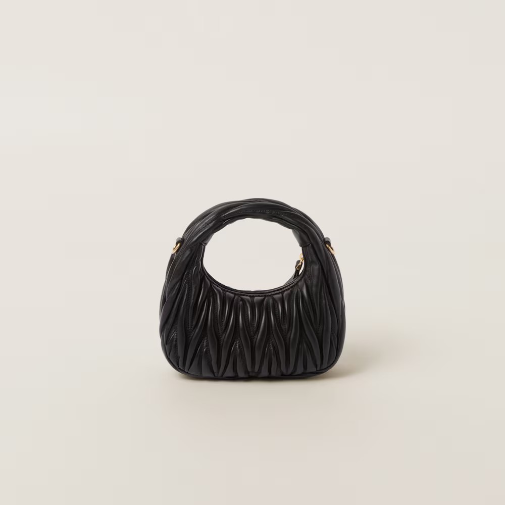 Wander Matelassé Mini Hobo Bag