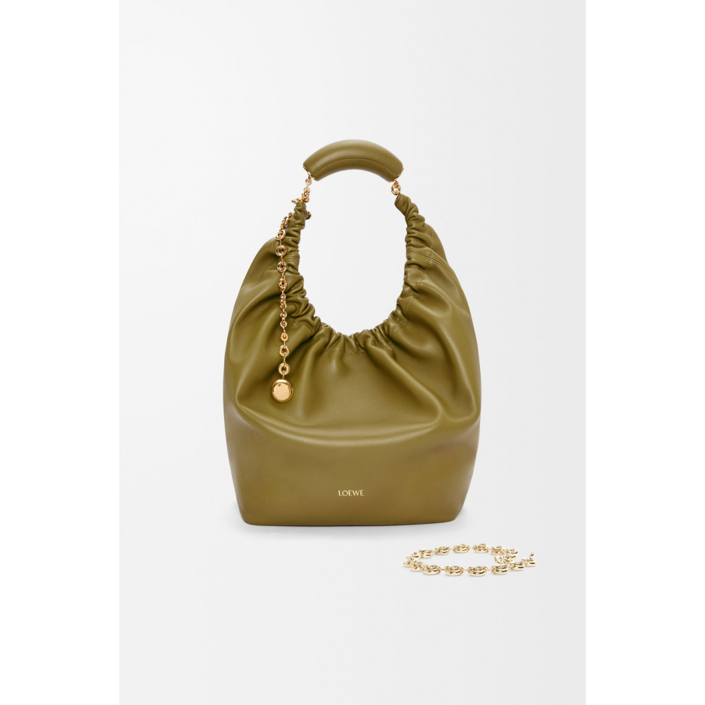 Medium Squeeze Bag In Mellow Nappa Lambskin