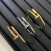 Cd Nail Bracelet   Head And Tail With Diamonds