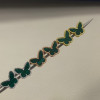 Green Peacock Butterfly Earnail Series