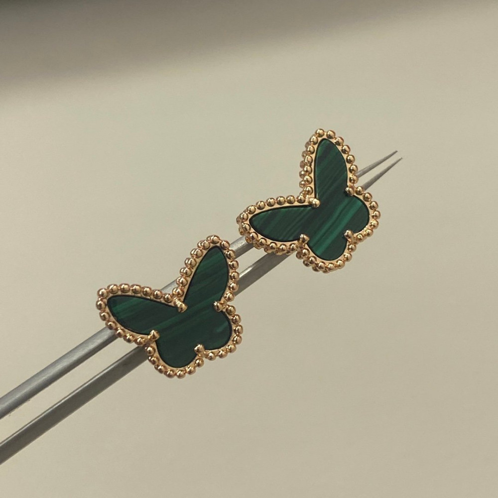 Green Peacock Butterfly Earnail Series