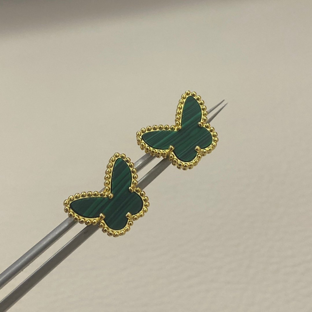Green Peacock Butterfly Earnail Series