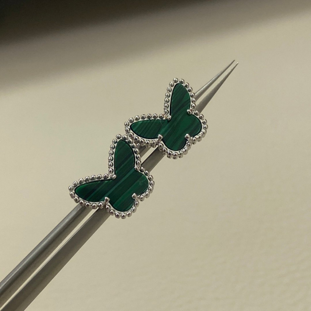 Green Peacock Butterfly Earnail Series