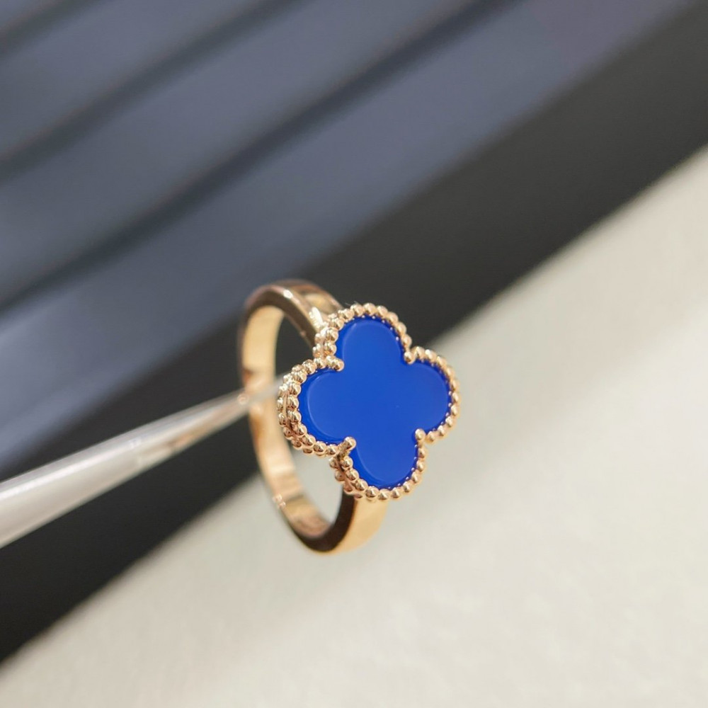 Sky Blue Clover Ring Series