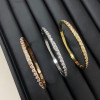 Chanel Rhomboid Bangle Full Diamonds Top Quality