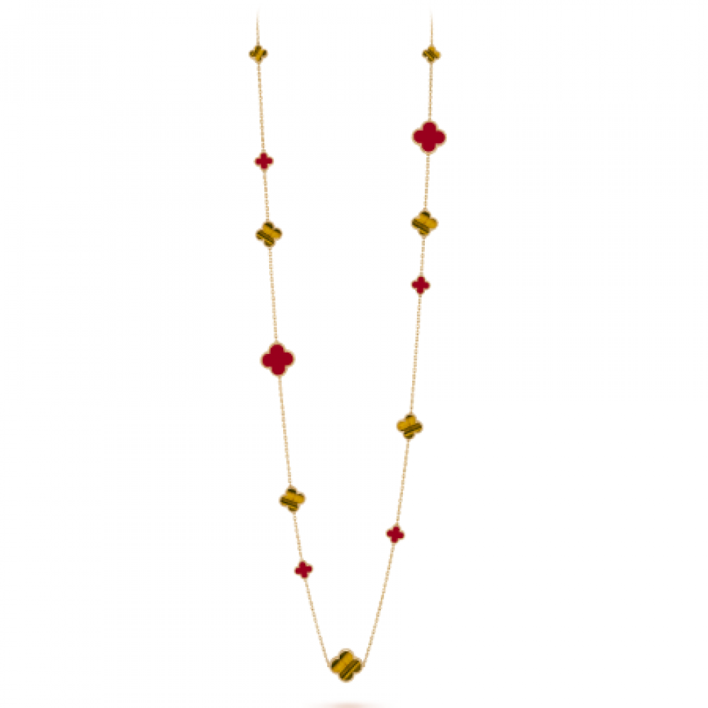 Clover Vintage Alhambra Twenty Flower Necklace