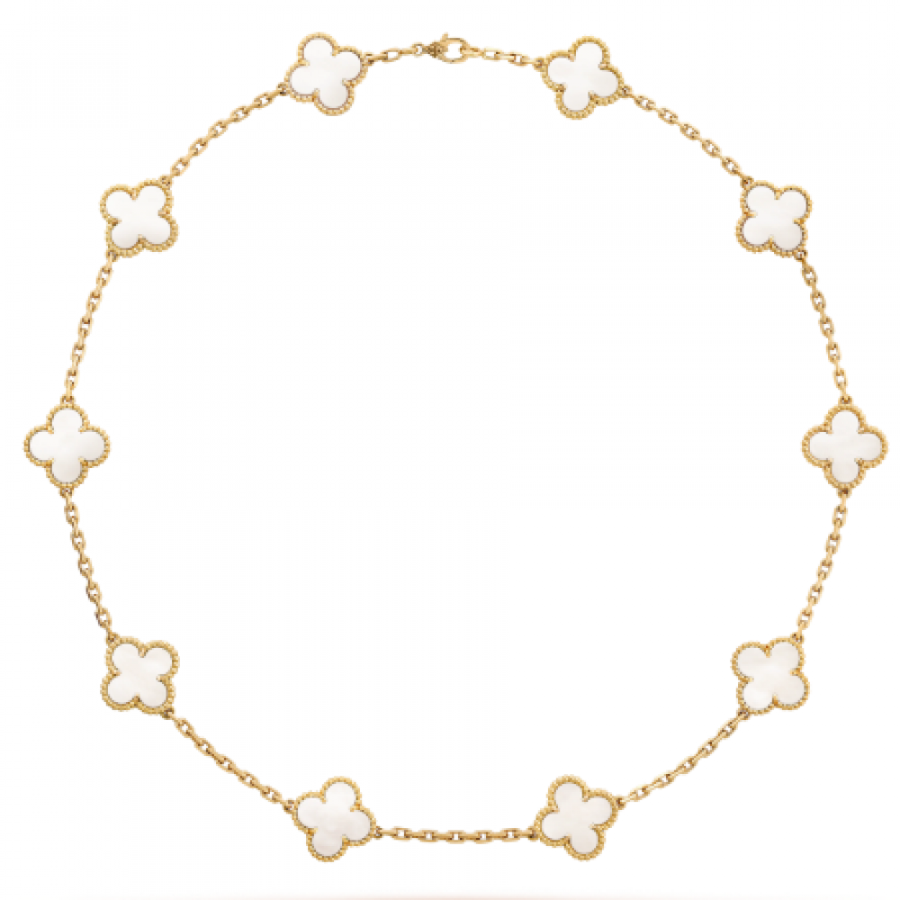 Clover Vintage Alhambra Ten Flower Necklace Clover Vintage Alhambra Ten Flower Necklace