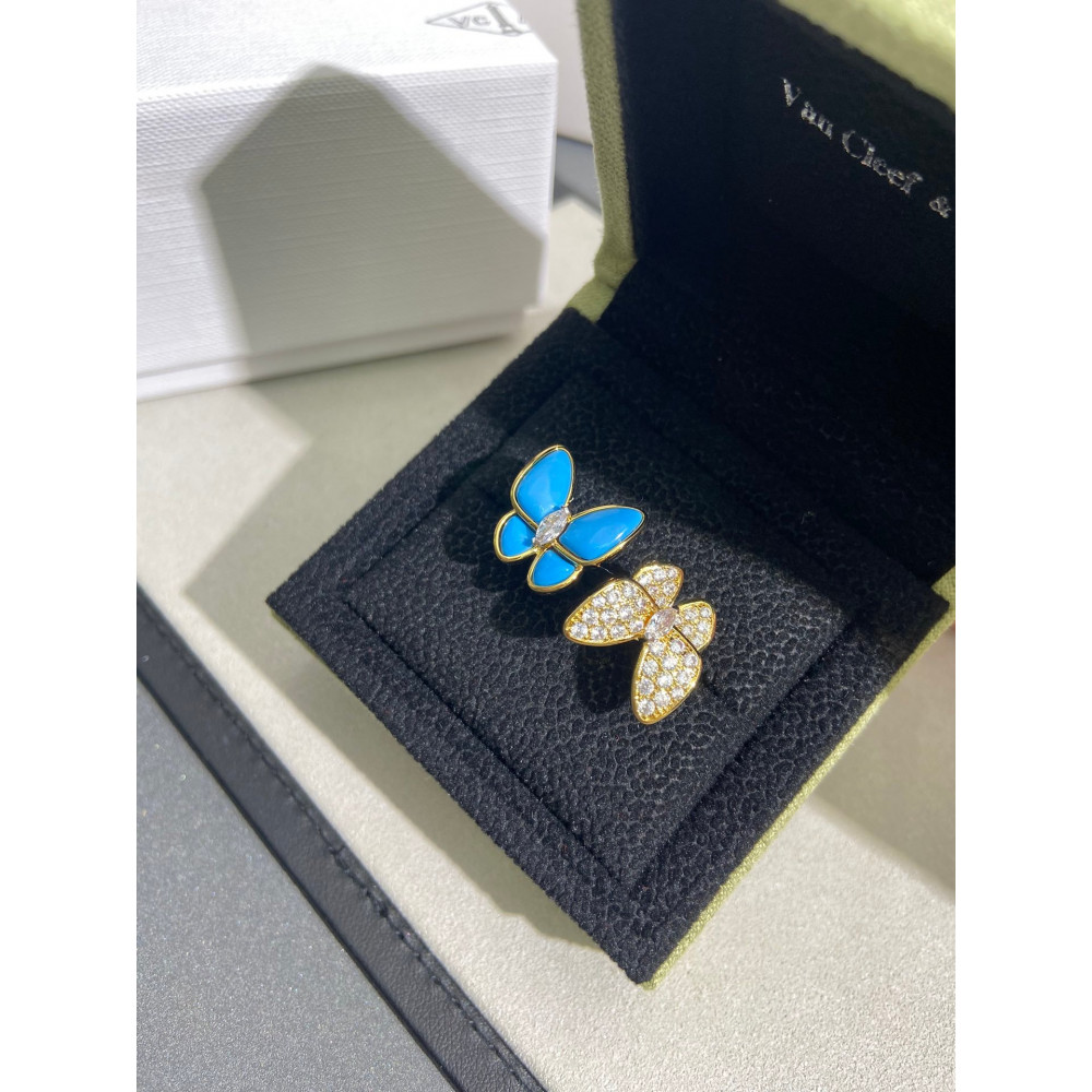 Clover Two Butterfly Rings Clover Two Butterfly Rings
