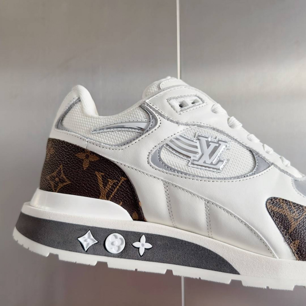 LV Run Away Sneaker White & Brown
