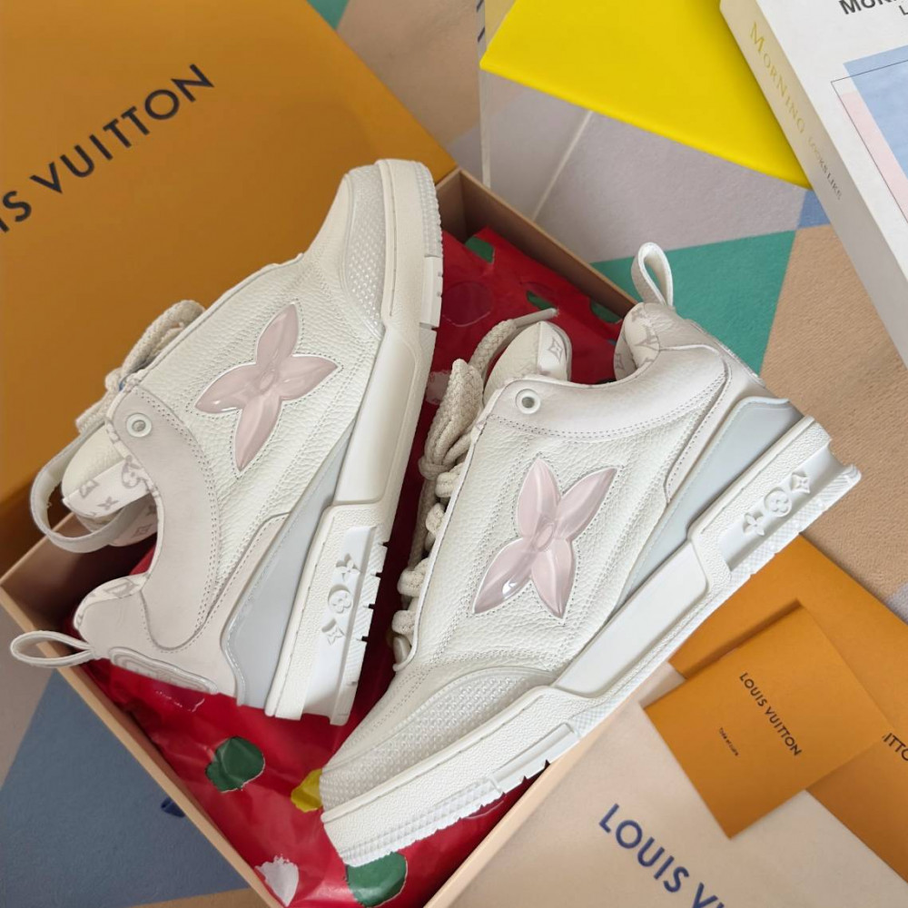 LV Skate Sneaker White & Pink LV Skate Sneaker White & Pink