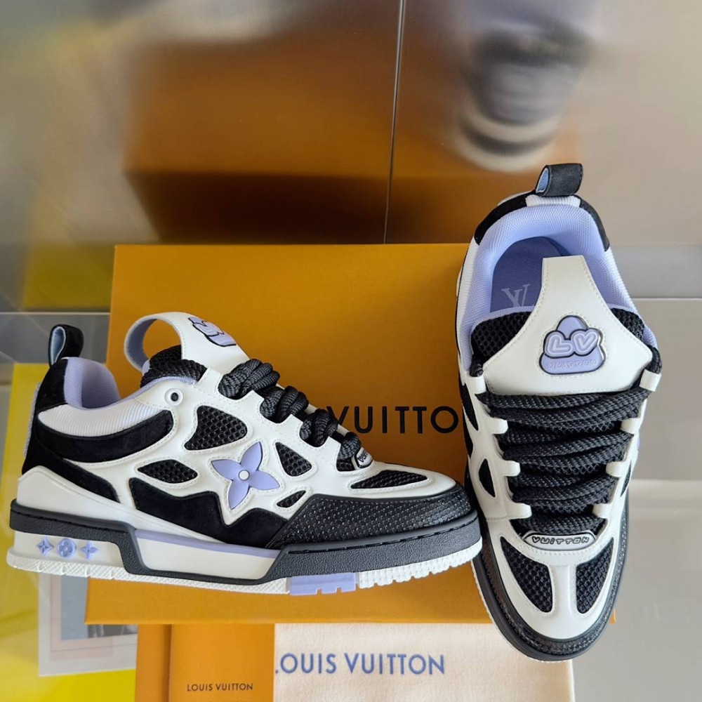 LV Skate Sneaker Black & Violet LV Skate Sneaker Black & Violet