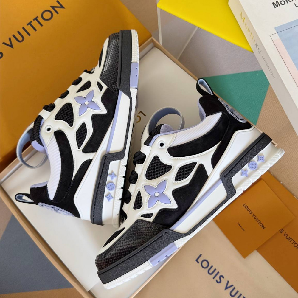 LV Skate Sneaker Black & Violet LV Skate Sneaker Black & Violet