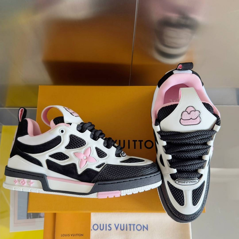 LV Skate Sneaker Black & Pink LV Skate Sneaker Black & Pink