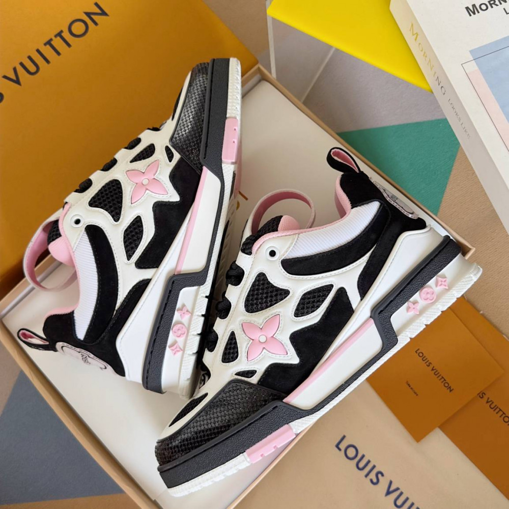 LV Skate Sneaker Black & Pink LV Skate Sneaker Black & Pink