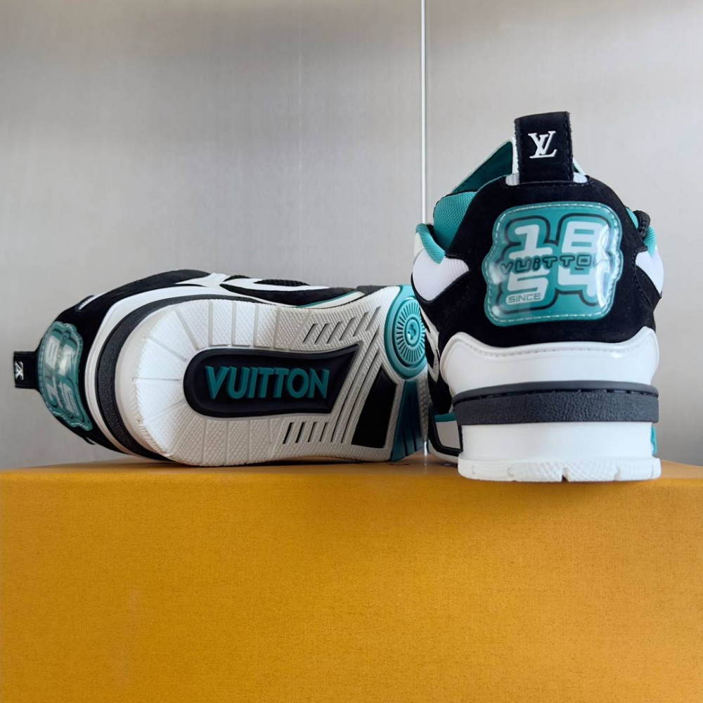 LV Skate Sneaker Black & Cyan LV Skate Sneaker Black & Cyan