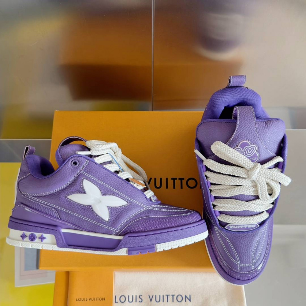 LV Skate Sneaker Purple&White Stars LV Skate Sneaker Purple&White Stars