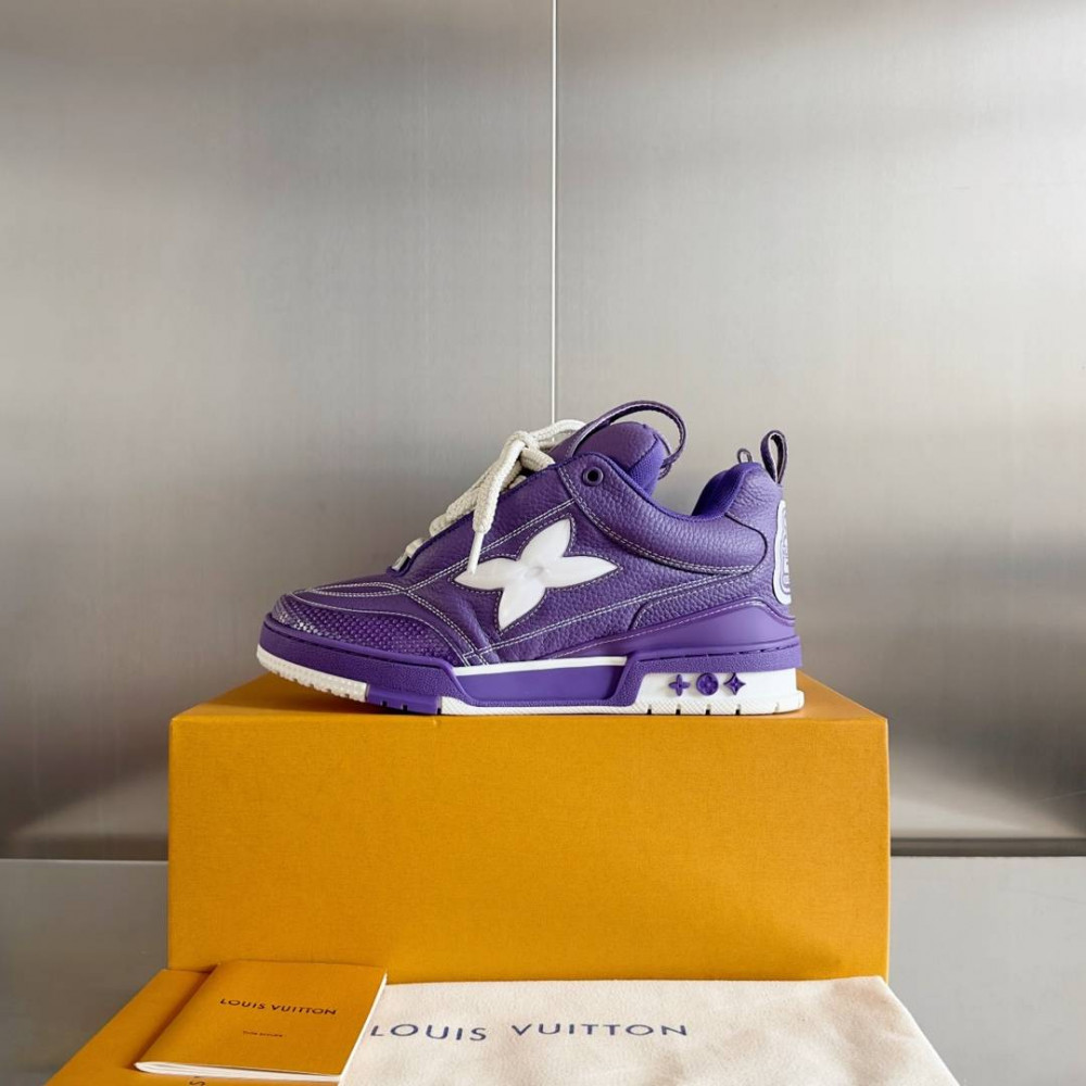LV Skate Sneaker Purple&White Stars LV Skate Sneaker Purple&White Stars