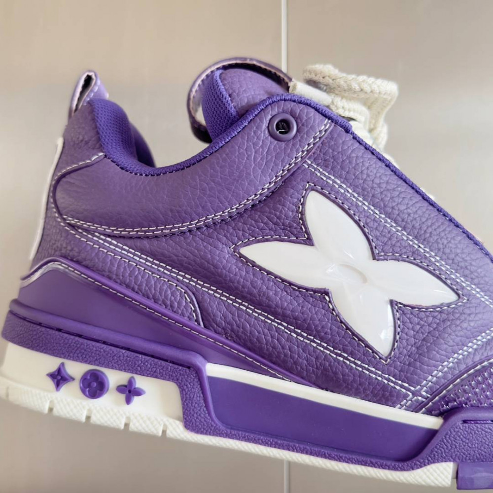 LV Skate Sneaker Purple&White Stars LV Skate Sneaker Purple&White Stars