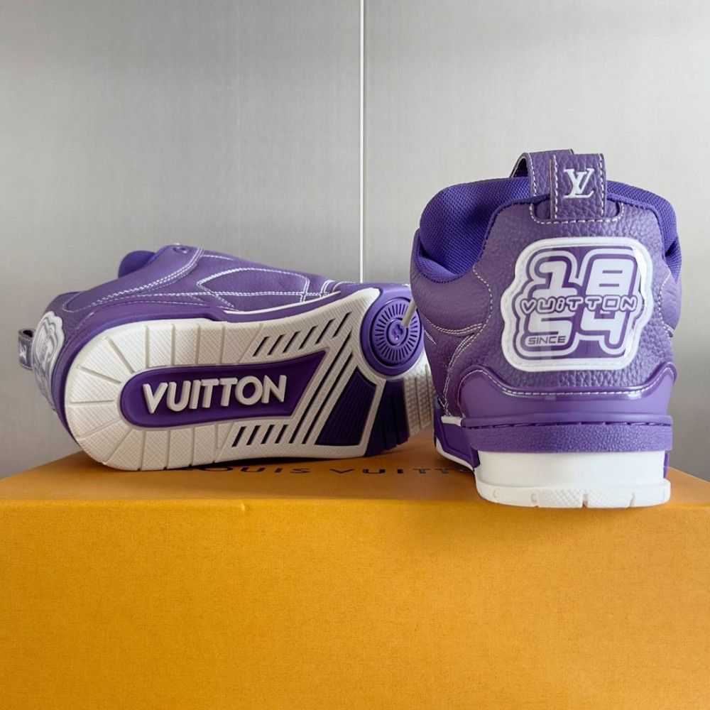 LV Skate Sneaker Purple&White Stars LV Skate Sneaker Purple&White Stars