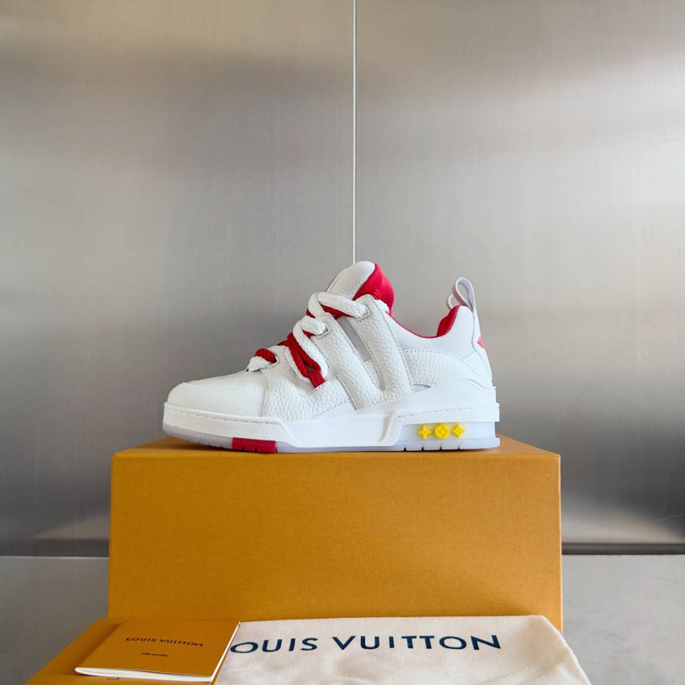 LV Skate Sneaker Red & White LV Skate Sneaker Red & White