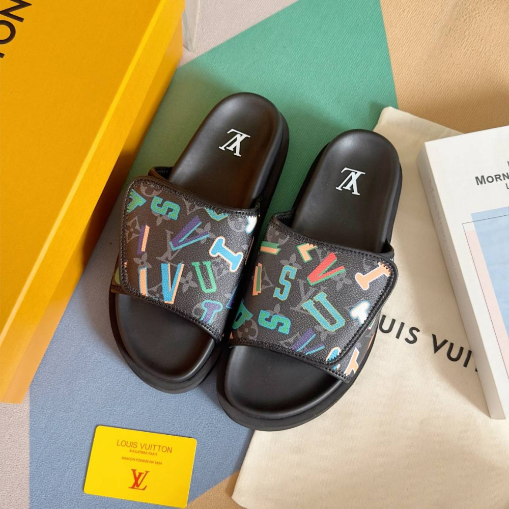 LV Miami Velcro slippers-1