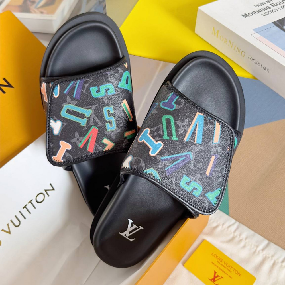 LV Miami Velcro slippers-1