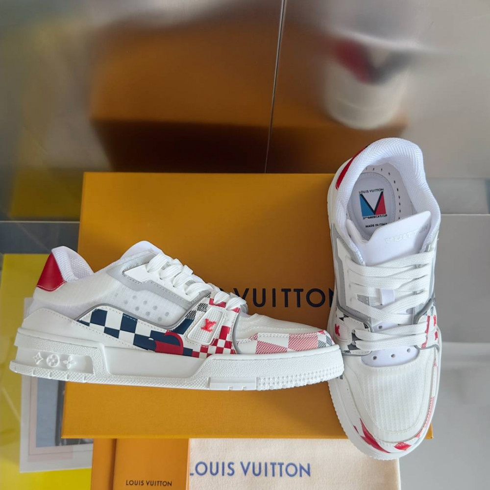 LV Trainer Sneaker White-035