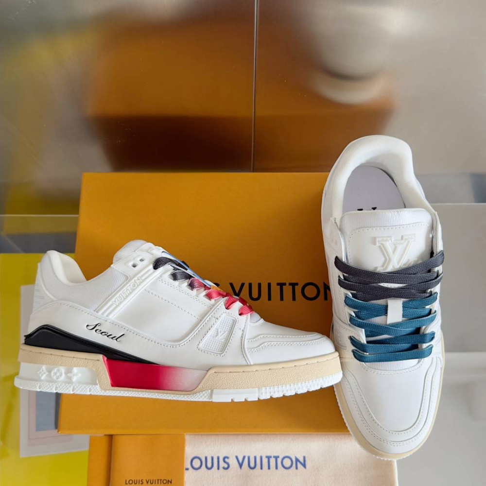 LV Trainer Sneaker White-049