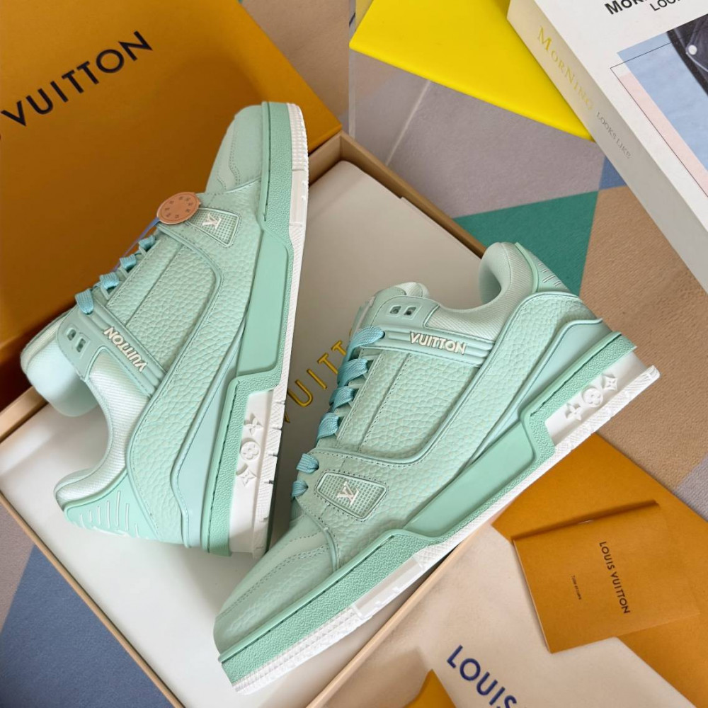 LV Trainer Sneaker Green-053 LV Trainer Sneaker Green-053