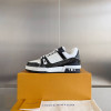 LV Trainer Sneaker White Black Panda-073