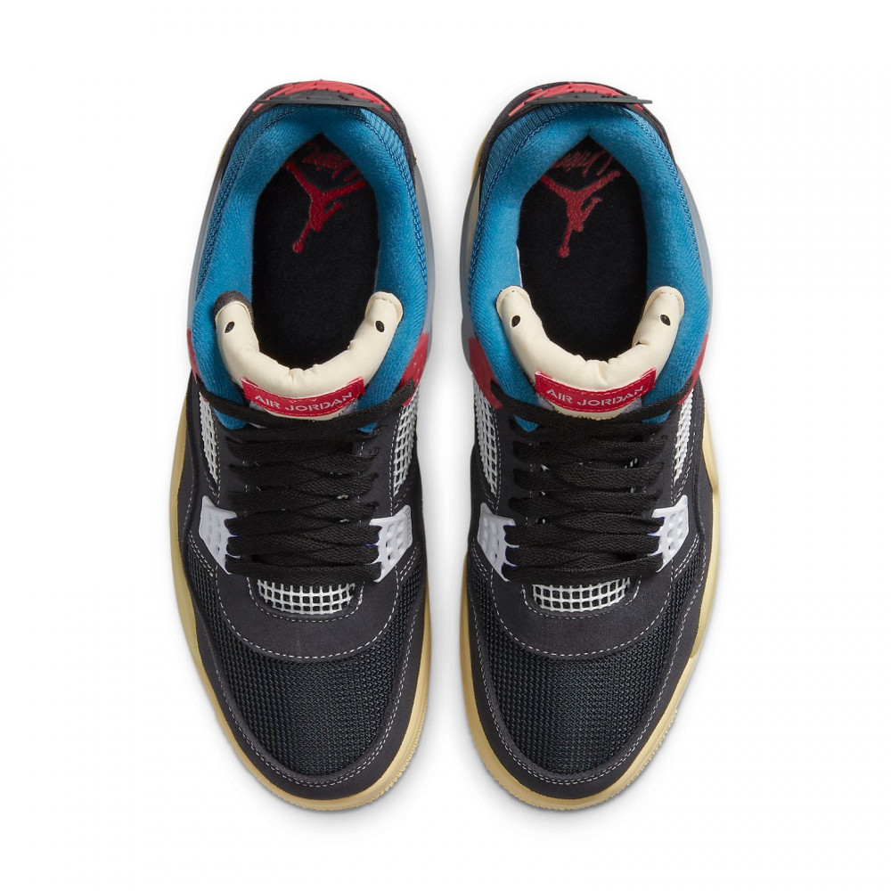 Air Jordan 4 Retro x Union LA  Off Noir