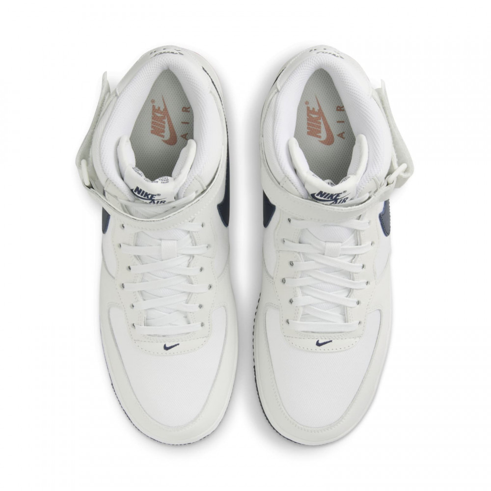 Nike Air Force 1 Mid  07 LX  Summit White Obsidian  FB8879-100